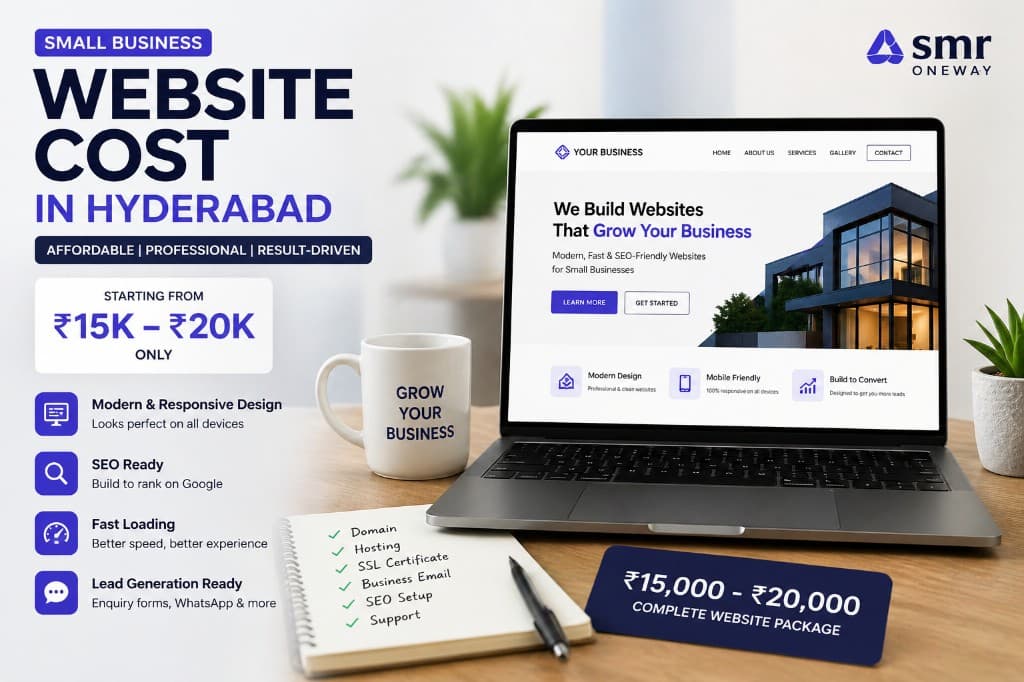 Small Business Website Cost in Hyderabad (₹15K–₹20K Guide)