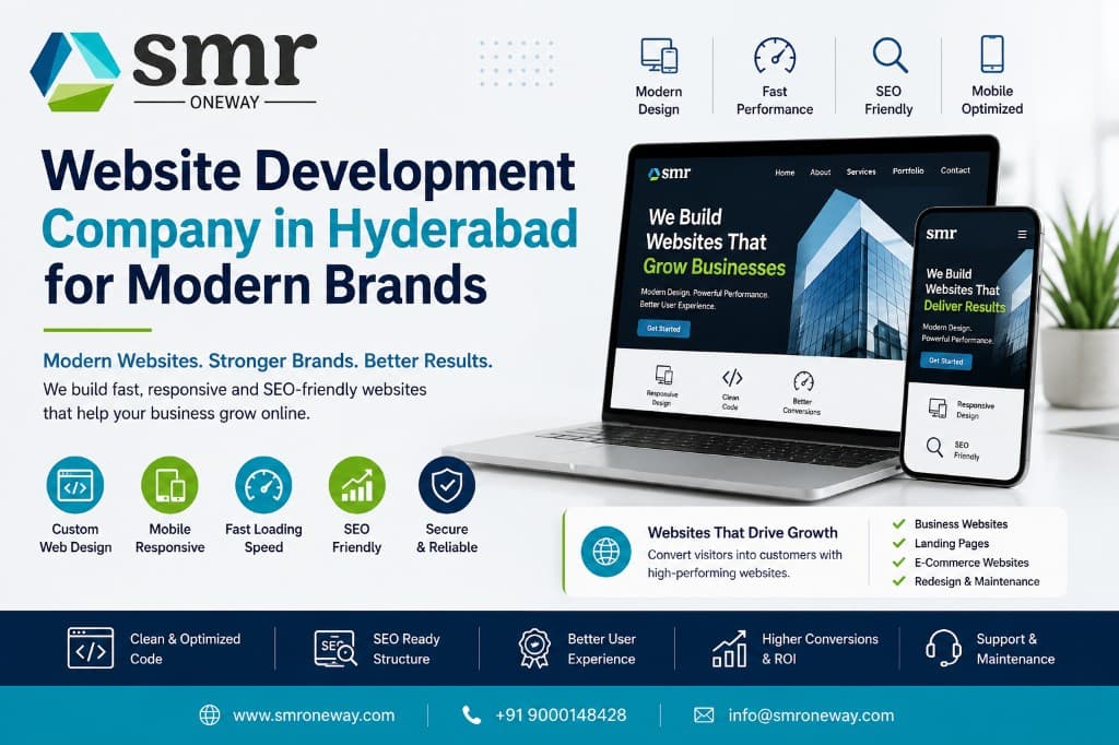 Website Development Company in Hyderabad for Modern Brands