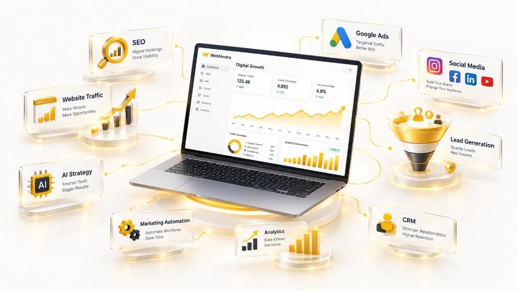 Digital marketing growth systems — SEO, Google Ads, analytics and lead generation